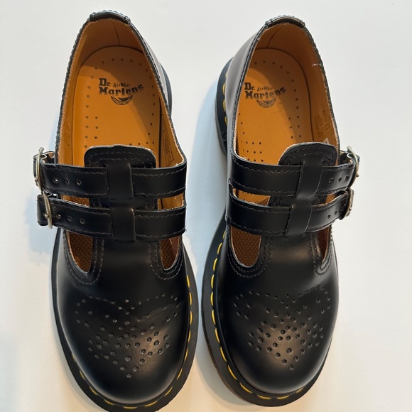 Dr. Martens Black Mary Jane Shoes - Picture 3 of 10
